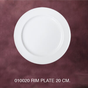 Round Plate-Flat 170mm Aura - Patra Porcelain