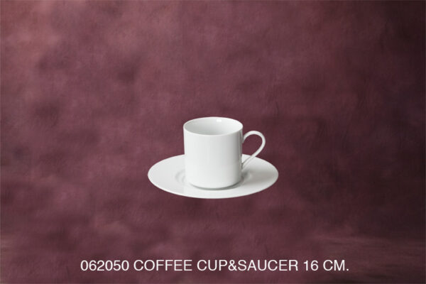 White Ware - Cup & Saucer 200 cc.