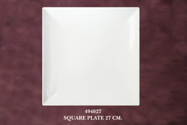 1494027 Square Coupe Plate 27 cm.