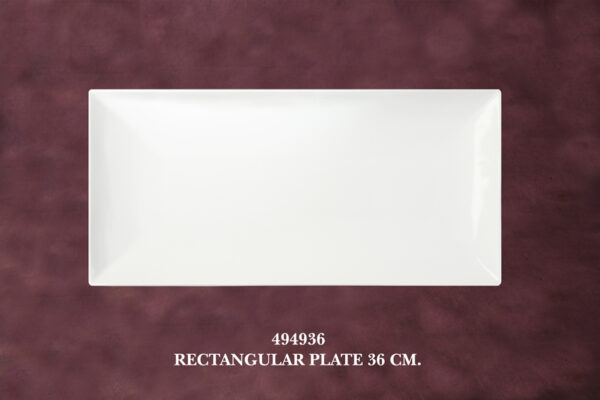 1494936 Rectangular Coupe Plate 36 cm.