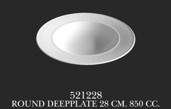 1521228 Round Deep Plate 28 cm.