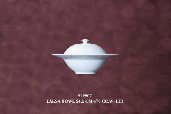 1522807 Laksa Bowl 24.5 cm. with Lid (470 cc.)
